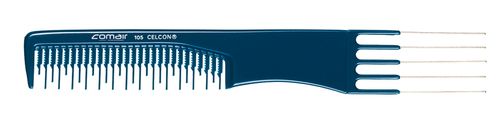 Teasing and Fork Comb 105 Blue Profi-Line