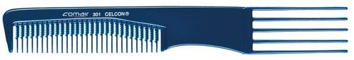 Teasing and Fork Comb 301 Blue Profi-Line