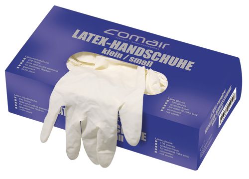 White Latex Gloves powdered