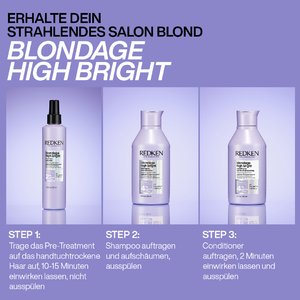 Redken Blondage High Bright Anwendung Redken Blondage High Bright Anwendung