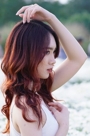 Balayage Rot-Schwarz