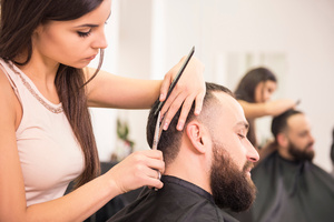 Buzz Cut mit Übergang Buzz Cut mit Übergang