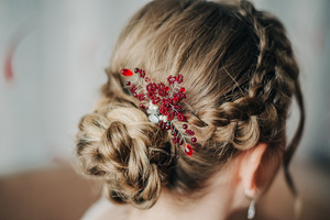 Flechtfrisur Hochzeit
