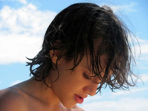 Surfer Frisur Junge