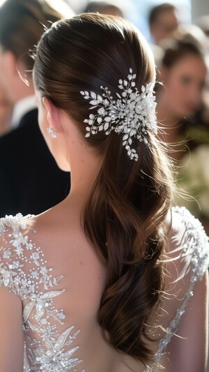 Hochzeitsfrisur Low Ponytail