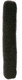 Comair Bun Roll brown round long 4x22cm - black