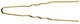 Comair Épingles à chignon dorées épaisses, 50 pc - 65 mm