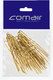 Comair Épingles à chignon dorées épaisses, 50 pc