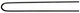 Comair Épingles à postiche lisses et noires 50 pc - 45 mm