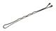 Comair Haarklemmen Pretty Fashion gewellt 59mm 24er Karte braun