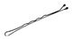 Comair Haarklemmen Pretty Fashion gewellt 59mm 24er Karte schwarz