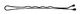Comair Pinces à cheveux Pretty Fashion ondulées 48mm 24 pc - Noir