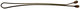Comair Pinces classiques 24 pc 48 mm - Marron