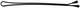 Comair Pinces classiques 500 pc 59 mm - Noir
