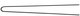 Comair Postiche needles smooth black 500 pieces - 65 mm