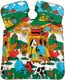 Comair Umhang Kinder Animal Farm Nylon m. Band 90x125cm