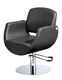 Fauteuil de coiffure Zürich avec pompe hydraulique - Noir