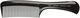 Hercules Sägemann Wolf 37 Handle Comb A 612 - black
