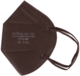 Maschera FFP2  marrone scuro