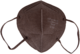 Maschera FFP2  marrone scuro