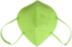Maschera FFP2 verde chiaro